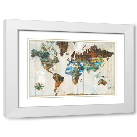World of Wonders White Modern Wood Framed Art Print with Double Matting by Schlabach, Sue