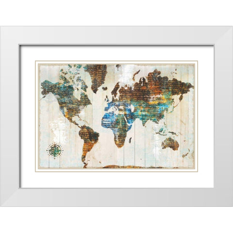 World of Wonders White Modern Wood Framed Art Print with Double Matting by Schlabach, Sue