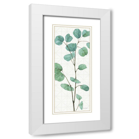 Mixed Greens LIX White Modern Wood Framed Art Print with Double Matting by Audit, Lisa