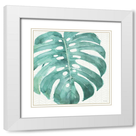 Mixed Greens LXXII White Modern Wood Framed Art Print with Double Matting by Audit, Lisa