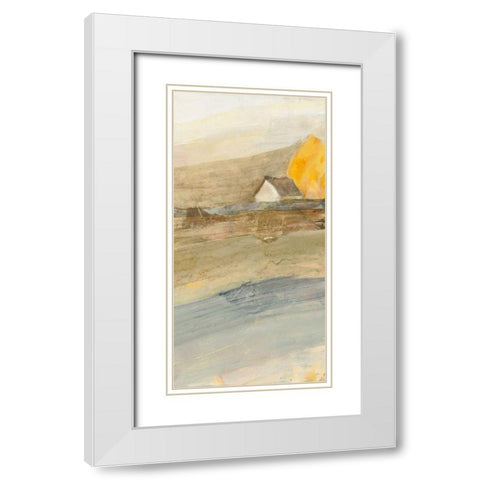 Coming Home III Neutral White Modern Wood Framed Art Print with Double Matting by Hristova, Albena