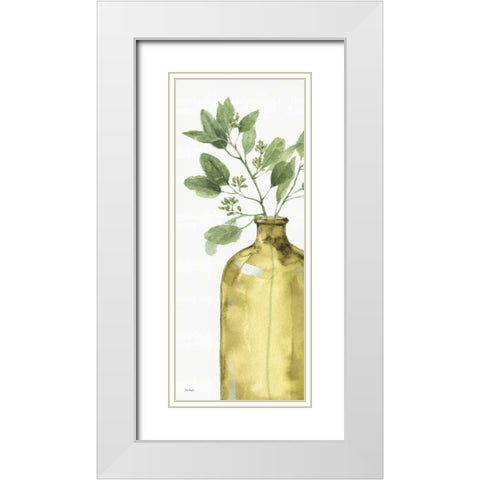 Mixed Greens LXXXIV White Modern Wood Framed Art Print with Double Matting by Audit, Lisa