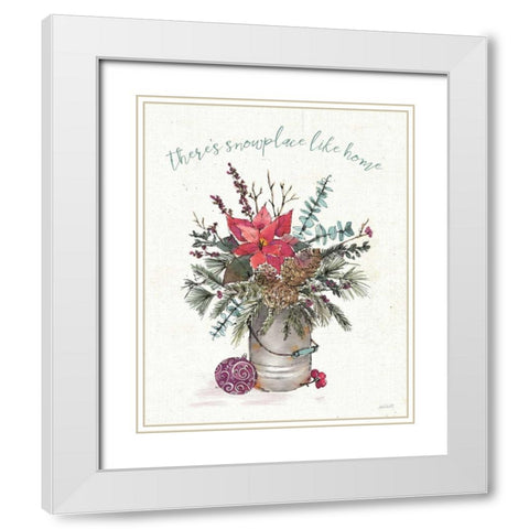 Seasonal Charm III White Modern Wood Framed Art Print with Double Matting by Tavoletti, Anne