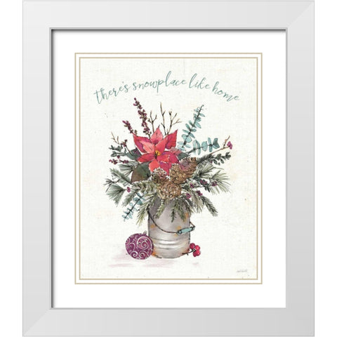 Seasonal Charm III White Modern Wood Framed Art Print with Double Matting by Tavoletti, Anne