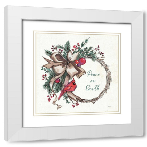 Seasonal Charm IV White Modern Wood Framed Art Print with Double Matting by Tavoletti, Anne