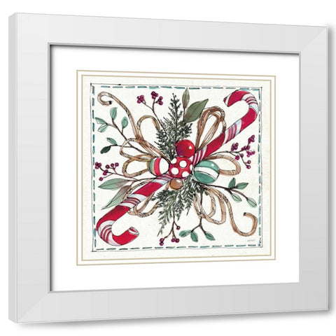 Seasonal Charm VI White Modern Wood Framed Art Print with Double Matting by Tavoletti, Anne