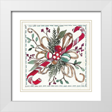 Seasonal Charm VI White Modern Wood Framed Art Print with Double Matting by Tavoletti, Anne