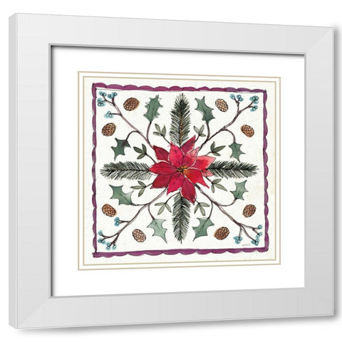 Seasonal Charm VIII White Modern Wood Framed Art Print with Double Matting by Tavoletti, Anne