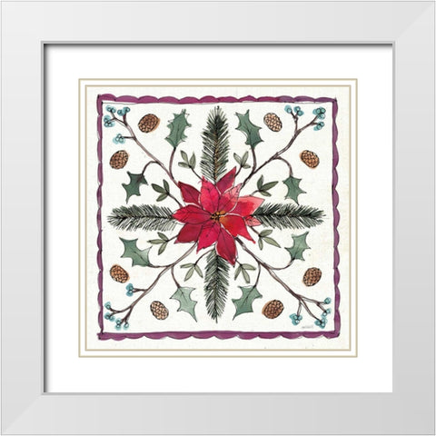 Seasonal Charm VIII White Modern Wood Framed Art Print with Double Matting by Tavoletti, Anne