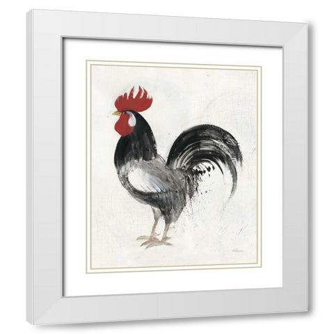 Gents IV White Modern Wood Framed Art Print with Double Matting by Hristova, Albena