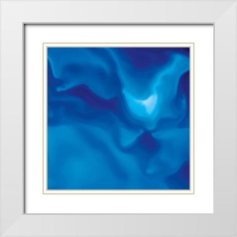 Surface White Modern Wood Framed Art Print with Double Matting by Hershey, Moira