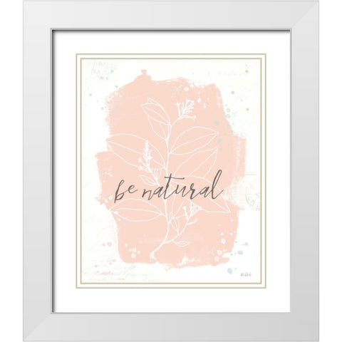 Organic Lines I White Modern Wood Framed Art Print with Double Matting by Pertiet, Katie