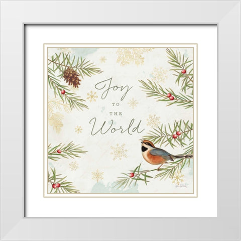 Christmas Tradition III White Modern Wood Framed Art Print with Double Matting by Pertiet, Katie