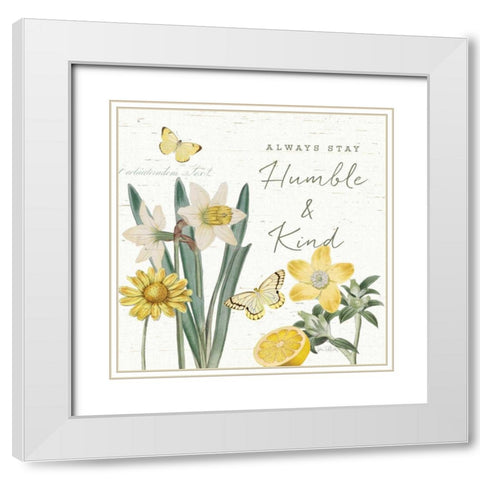 Citron Curiosities V White Modern Wood Framed Art Print with Double Matting by Pertiet, Katie