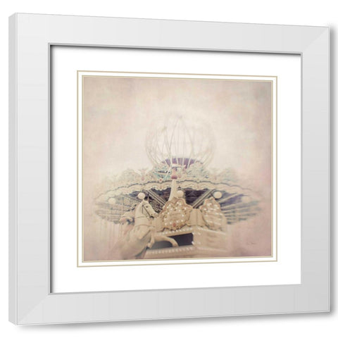Storm Riders White Modern Wood Framed Art Print with Double Matting by Bevan, Keri