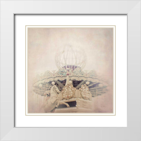 Storm Riders White Modern Wood Framed Art Print with Double Matting by Bevan, Keri