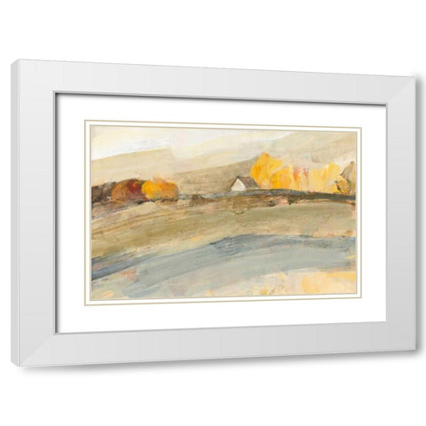 Coming Home Neutral White Modern Wood Framed Art Print with Double Matting by Hristova, Albena