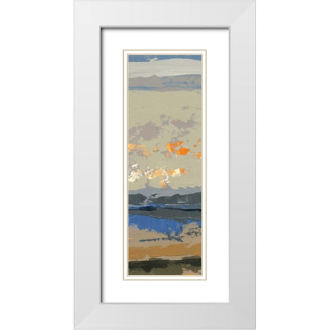 Evening Killala Bay III White Modern Wood Framed Art Print with Double Matting by Dowling, Grainne
