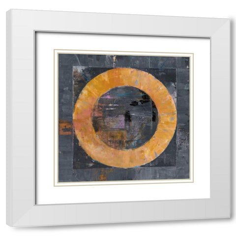 Roundabout White Modern Wood Framed Art Print with Double Matting by Schick, Mike