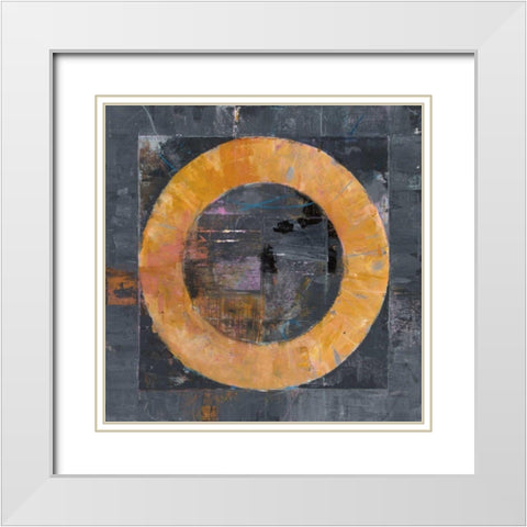 Roundabout White Modern Wood Framed Art Print with Double Matting by Schick, Mike