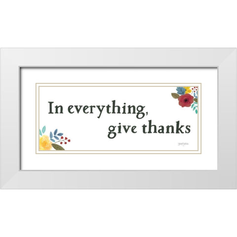 Scripture for Life III White Modern Wood Framed Art Print with Double Matting by Jackson, Jenaya