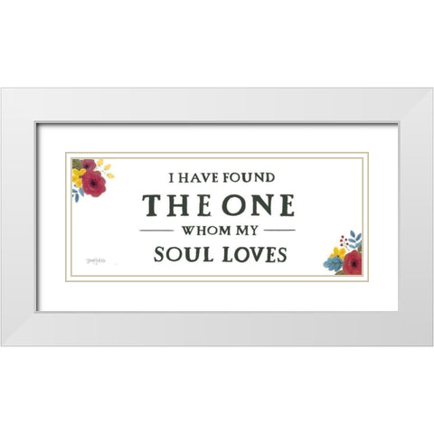 Scripture for Life V White Modern Wood Framed Art Print with Double Matting by Jackson, Jenaya