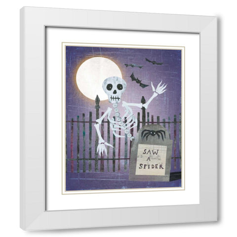 Gravetown IV White Modern Wood Framed Art Print with Double Matting by Averinos, Melissa