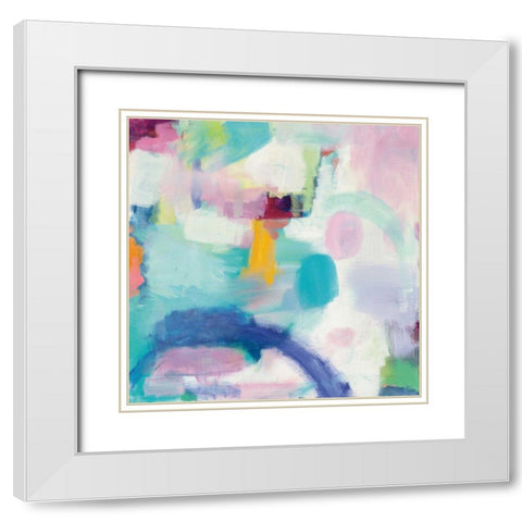 Trial and Airy Bright White Modern Wood Framed Art Print with Double Matting by Urban, Mary