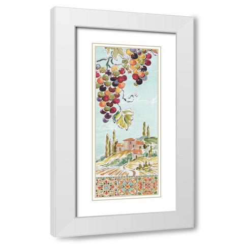 Tuscan Breeze IV White Modern Wood Framed Art Print with Double Matting by Brissonnet, Daphne