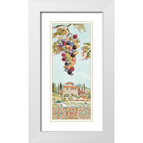 Tuscan Breeze V White Modern Wood Framed Art Print with Double Matting by Brissonnet, Daphne