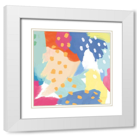 Bright Life II v2 Crop White Modern Wood Framed Art Print with Double Matting by Urban, Mary