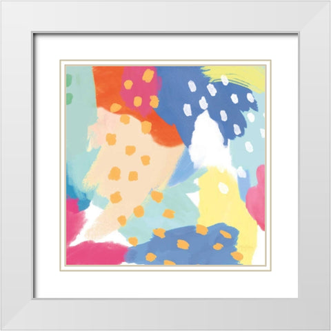 Bright Life II v2 Crop White Modern Wood Framed Art Print with Double Matting by Urban, Mary