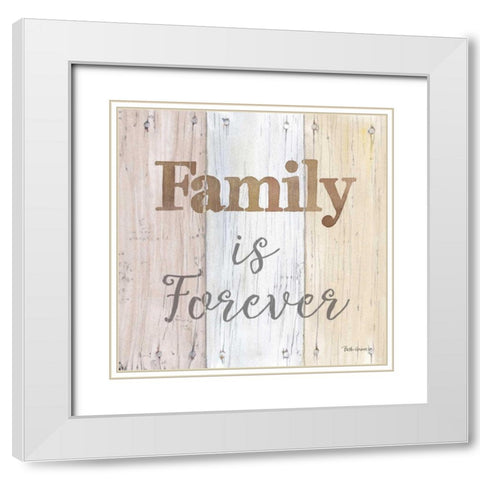 Farmhouse V White Modern Wood Framed Art Print with Double Matting by Grove, Beth