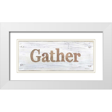 Farmhouse VIII White Modern Wood Framed Art Print with Double Matting by Grove, Beth
