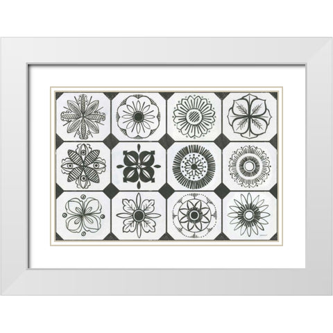 Patterns of the Amazon XVII White Modern Wood Framed Art Print with Double Matting by Lovell, Kathrine