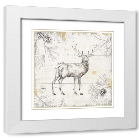 Wild and Beautiful X White Modern Wood Framed Art Print with Double Matting by Brissonnet, Daphne