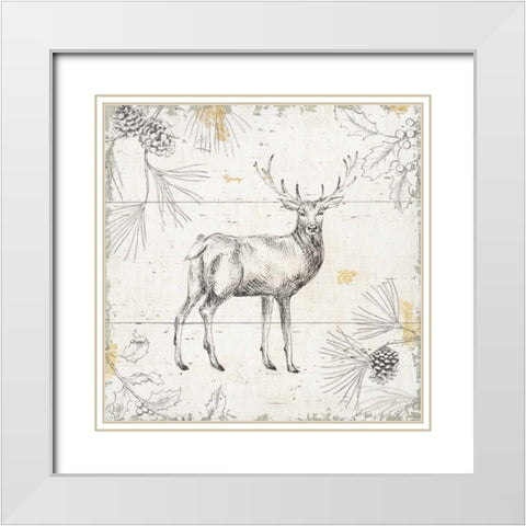 Wild and Beautiful X White Modern Wood Framed Art Print with Double Matting by Brissonnet, Daphne