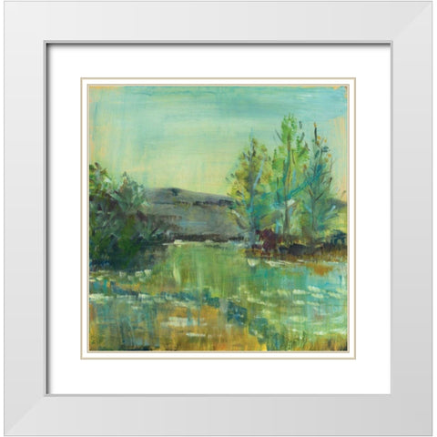 Beautiful Life White Modern Wood Framed Art Print with Double Matting by Schlabach, Sue