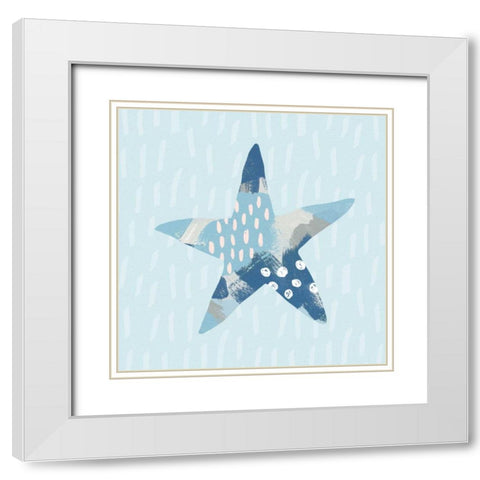 Coastal Cool II White Modern Wood Framed Art Print with Double Matting by Hershey, Moira