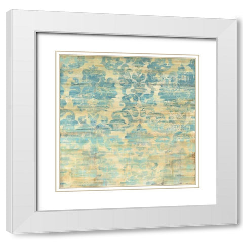 Persian Essence White Modern Wood Framed Art Print with Double Matting by Hristova, Albena