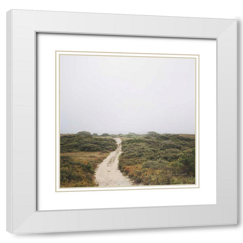 Off the Beaten Path White Modern Wood Framed Art Print with Double Matting by Marshall, Laura