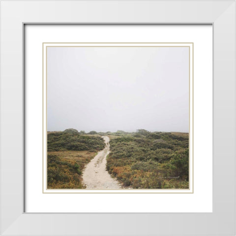 Off the Beaten Path White Modern Wood Framed Art Print with Double Matting by Marshall, Laura