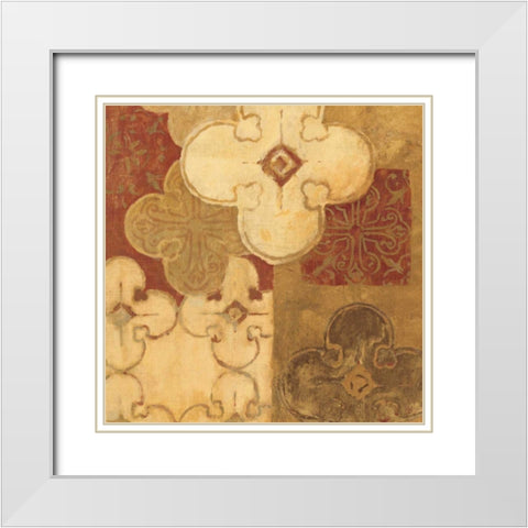 Kasbah I White Modern Wood Framed Art Print with Double Matting by Tillmon, Avery