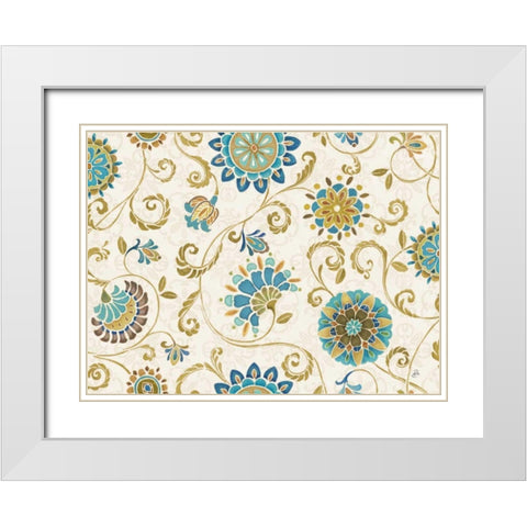 Love Tales Step 01A White Modern Wood Framed Art Print with Double Matting by Brissonnet, Daphne