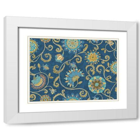 Love Tales Step 01B White Modern Wood Framed Art Print with Double Matting by Brissonnet, Daphne