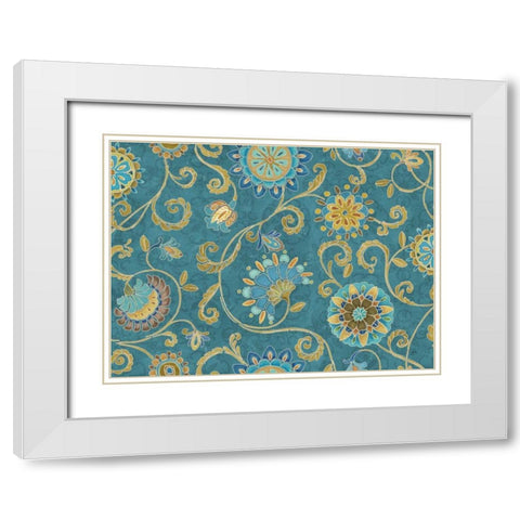 Love Tales Step 01C White Modern Wood Framed Art Print with Double Matting by Brissonnet, Daphne