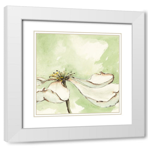 After Dogwood I White Modern Wood Framed Art Print with Double Matting by Paschke, Chris