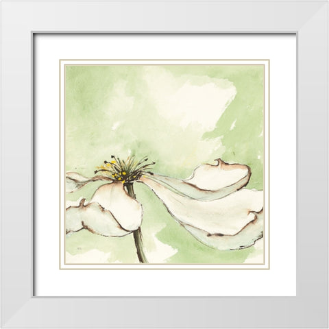 After Dogwood I White Modern Wood Framed Art Print with Double Matting by Paschke, Chris