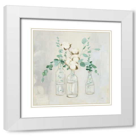 Summer Cuttings II White Modern Wood Framed Art Print with Double Matting by Purinton, Julia
