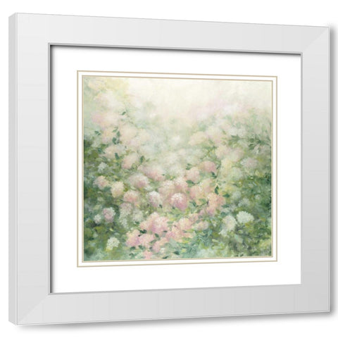 Dreamy White Modern Wood Framed Art Print with Double Matting by Purinton, Julia